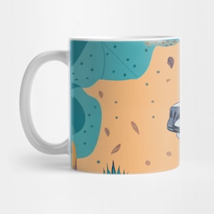 Cute Safari Giraffe Savanna Wildlife Illustration Mug